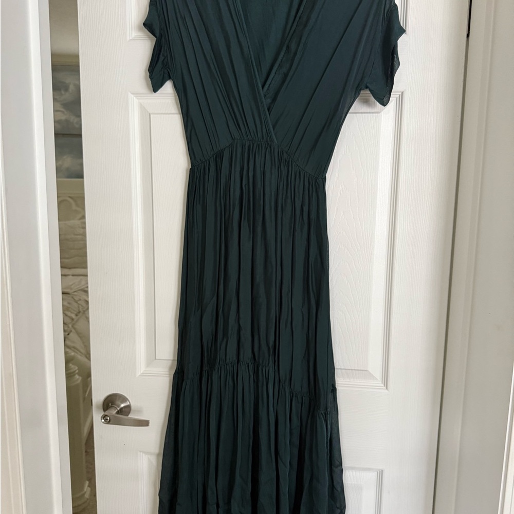 St. Patrick’s Day Beautiful, flowing, silk Dress